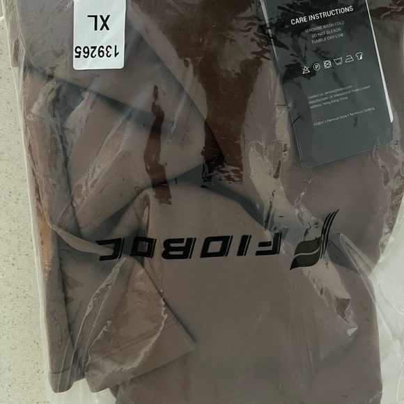 NWT Fioboc Men’s Modal Blend Elbow Patch Long Sleeve Tee:Slim Fit XL - Picture 5 of 6